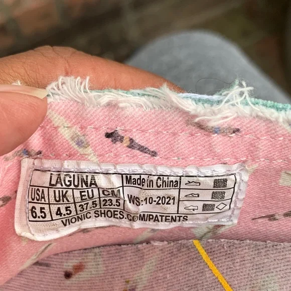 Vionic Beach Collection Laguna Comfort Mint Green Slip-On Espadrilles 6.5 - Picture 9 of 9